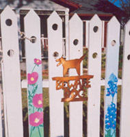 painted fence